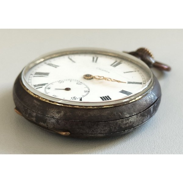 Antico Orologio Tasca Urania Epoca Taschino Old Pocket Watch