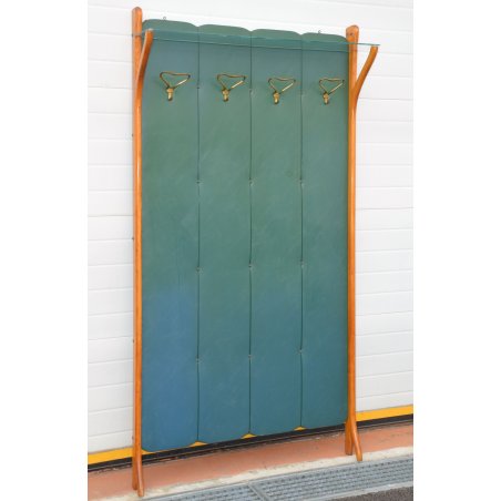 APPENDIABITI VINTAGE 1950 IMBOTTITO SKY DESIGN ATTACCAPANNI MENSOLA ICO PARISI