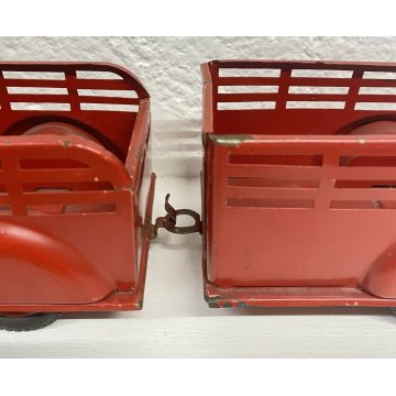 CAMION RIMORCHIO GIOCATTOLO SPONDE INGAP MOD. 405/406 PADOVA ITALY ANNI 40/50 