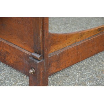 ANTICO LETTO CAMERA Impero SINGOLO legno NOCE MASSELLO epoca 1800 OLD WOOD BED