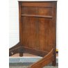 ANTICO LETTO CAMERA Impero SINGOLO legno NOCE MASSELLO epoca 1800 OLD WOOD BED