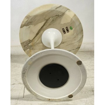 TAVOLINO DA CAFFE' MARMO EERO SAARINEN PER KNOLL ANNI 50 SALOTTO TAVOLO 1956 