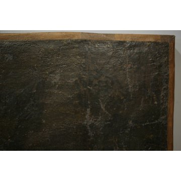 ANTICO GRANDE DIPINTO OLIO TELA DEPOSIZIONE GESU' MARIA MADDALENA SEPOLCRO '700