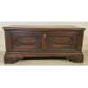 ANTICA CASSAPANCA LEGNO PIOPPO FORMELLE PANCA BAULE EPOCA 1800 NEOCLASSICA 