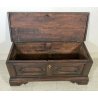 ANTICA CASSAPANCA LEGNO PIOPPO FORMELLE PANCA BAULE EPOCA 1800 NEOCLASSICA 