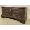 ANTICA CASSAPANCA LEGNO PIOPPO FORMELLE PANCA BAULE EPOCA 1800 NEOCLASSICA 