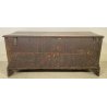 ANTICA CASSAPANCA LEGNO PIOPPO FORMELLE PANCA BAULE EPOCA 1800 NEOCLASSICA 