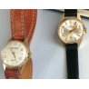 LOTTO 4pz OROLOGIO POLSO LADY placcato oro VINTAGE Dichi Watch Avion MECCANICO