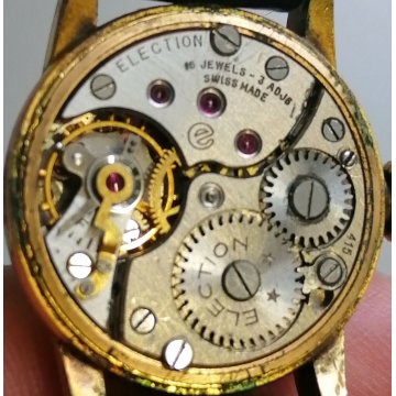 LOTTO 4pz OROLOGIO POLSO LADY placcato oro VINTAGE Dichi Watch Avion MECCANICO