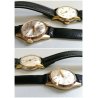 LOTTO 4pz OROLOGIO POLSO LADY placcato oro VINTAGE Dichi Watch Avion MECCANICO