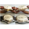 LOTTO 4pz OROLOGIO POLSO LADY placcato oro VINTAGE Dichi Watch Avion MECCANICO
