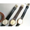 LOTTO 4pz OROLOGIO POLSO LADY placcato oro VINTAGE Dichi Watch Avion MECCANICO