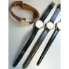 LOTTO 4pz OROLOGIO POLSO LADY placcato oro VINTAGE Dichi Watch Avion MECCANICO