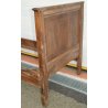 ANTICO LETTO CAMERA SINGOLO legno NOCE MASSELLO epoca 800 baionetta OLD WOOD BED