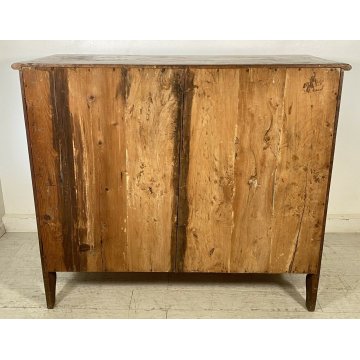 ANTICO COMÒ CANTERANO INTARSIATO LEGNO NOCE 4 CASSETTI 1700 MOBILE CASSETTONE 