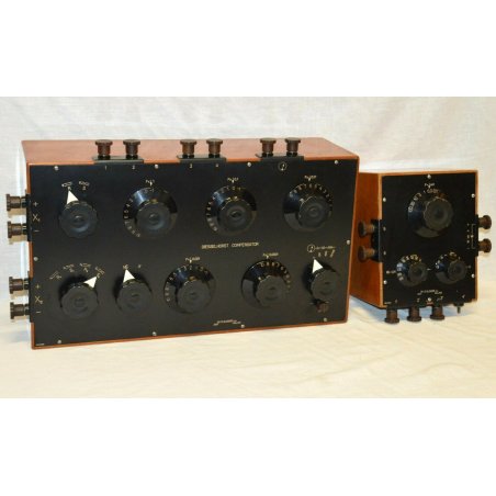 ANTICO STRUMENTO SCIENTIFICO Diesselhorst Scatola Ausiliaria e Compensatore 1950