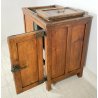 ANTICO MOBILE GHIACCIAIA LEGNO LARICE PRIMI 1900 VINTAGE FRIGORIFERO DISPENSA 