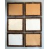 SET 6 QUADRI ANTICA STAMPA LITOGRAFIA ACQURELLATA  Battaglia Indipendenza Italia