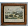 SET 6 QUADRI ANTICA STAMPA LITOGRAFIA ACQURELLATA  Battaglia Indipendenza Italia