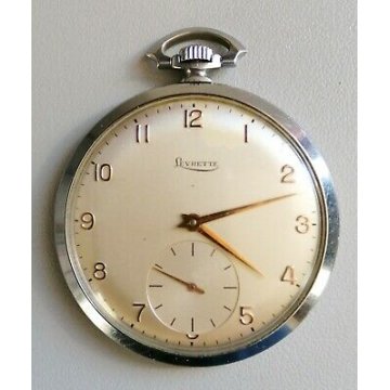 ANTICO OROLOGIO TASCA Levrette EPOCA anni 60 OLD POCKET WATCH montre de poche