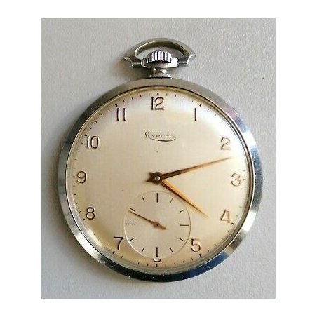 ANTICO OROLOGIO TASCA Levrette EPOCA anni 60 OLD POCKET WATCH montre de poche