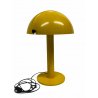 LAMPADA TAVOLO FUNGO GIALLA DESIGN ANNI 70 MUSHROOM LAMP VINTAGE FERRO LACCATO 