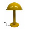 LAMPADA TAVOLO FUNGO GIALLA DESIGN ANNI 70 MUSHROOM LAMP VINTAGE FERRO LACCATO 