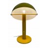 LAMPADA TAVOLO FUNGO GIALLA DESIGN ANNI 70 MUSHROOM LAMP VINTAGE FERRO LACCATO 