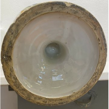 ANTICO VASO CERAMICA BIANSATO SANTARELLI ITALY GUALDO TADINO PRIMI 900 OLD VASE