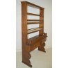 ANTICA PIATTAIA RUSTICA PIEMONTESE epoca 1800 legno PIOPPO credenza CONSOLLE OLD