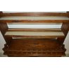 ANTICA PIATTAIA RUSTICA PIEMONTESE epoca 1800 legno PIOPPO credenza CONSOLLE OLD