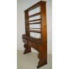 ANTICA PIATTAIA RUSTICA PIEMONTESE epoca 1800 legno PIOPPO credenza CONSOLLE OLD