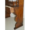 ANTICA PIATTAIA RUSTICA PIEMONTESE epoca 1800 legno PIOPPO credenza CONSOLLE OLD