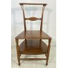 ANTICA SEDIA INGINOCCHIATOIO LEGNO MASSELLO NOCE 1800 OLD CHAIR EPOCA 