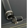 PENNA MONTBLANC BOHEME FOUNTAIN PLATINUM BLACK STONE RARA VINTAGE SCATOLA 