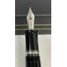 PENNA MONTBLANC BOHEME FOUNTAIN PLATINUM BLACK STONE RARA VINTAGE SCATOLA 