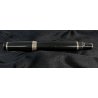 PENNA MONTBLANC BOHEME FOUNTAIN PLATINUM BLACK STONE RARA VINTAGE SCATOLA 