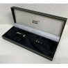 PENNA MONTBLANC BOHEME FOUNTAIN PLATINUM BLACK STONE RARA VINTAGE SCATOLA 