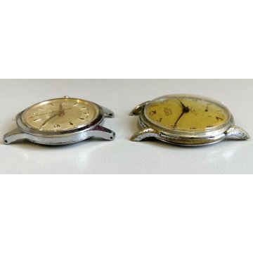 2 pz. ANTICO OROLOGIO POLSO Roamer EPOCA 900 meccanico OLD WRIST WATCH VINTAGE