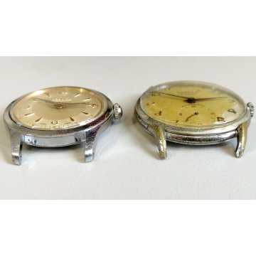 2 pz. ANTICO OROLOGIO POLSO Roamer EPOCA 900 meccanico OLD WRIST WATCH VINTAGE