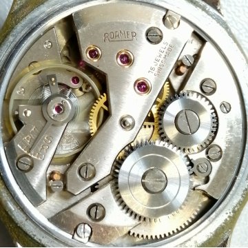 2 pz. ANTICO OROLOGIO POLSO Roamer EPOCA 900 meccanico OLD WRIST WATCH VINTAGE