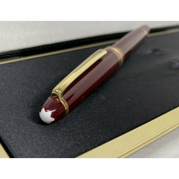 PENNA STILOGRAFICA MONTBLANC MEISTERSTUCK 144 BORDEAUX RARA RESINA VINTAGE 14 K