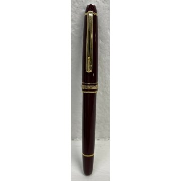 PENNA STILOGRAFICA MONTBLANC MEISTERSTUCK 144 BORDEAUX RARA RESINA VINTAGE 14 K