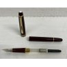PENNA STILOGRAFICA MONTBLANC MEISTERSTUCK 144 BORDEAUX RARA RESINA VINTAGE 14 K