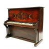 ANTICO PIANOFORTE VERTICALE in LEGNO 18 tasti MINIATURA GIOCATTOLO PRIMI '900  