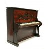 ANTICO PIANOFORTE VERTICALE in LEGNO 18 tasti MINIATURA GIOCATTOLO PRIMI '900  