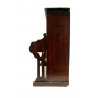 ANTICO PIANOFORTE VERTICALE in LEGNO 18 tasti MINIATURA GIOCATTOLO PRIMI '900  