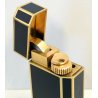 Must de Cartier ACCENDINO TASCA Lacca Cinese BLU Paris VINTAGE LIGHTER BRIQUET