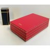 Must de Cartier ACCENDINO TASCA Lacca Cinese BLU Paris VINTAGE LIGHTER BRIQUET