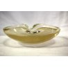 ANTICO POSACENERE SVUOTATASCHE MURANO VAMSA V.A.M.S.A. GLASS ORO VETRO 40/50 